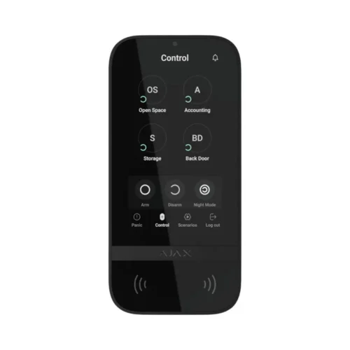 Ajax Black TouchScreen KeyPad - ENS Security