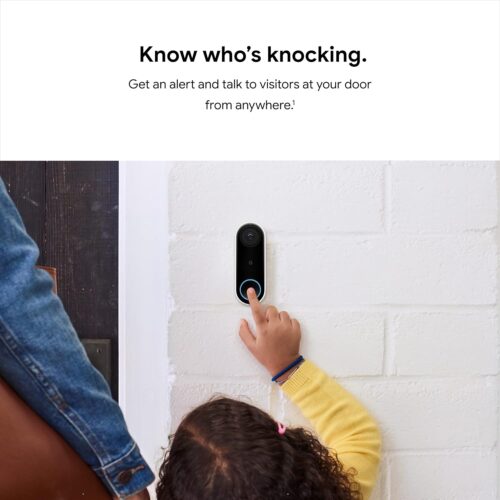 Google Nest Wired Doorbell - HD Video Camera