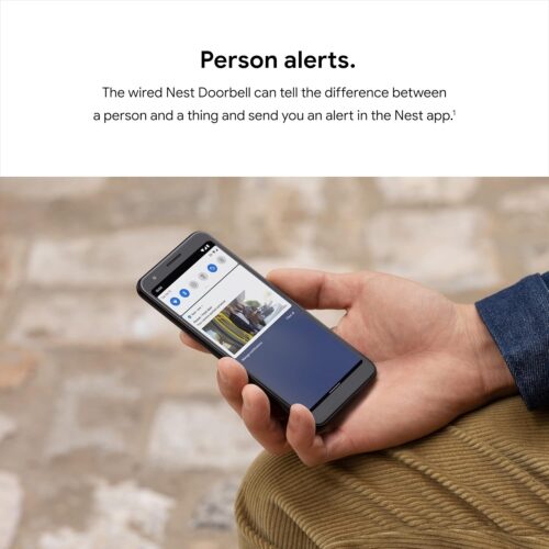 Google Nest Wired Doorbell - HD Video Camera