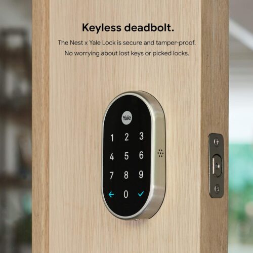 Google Nest x Yale Smart Lock - Keypad Deadbolt