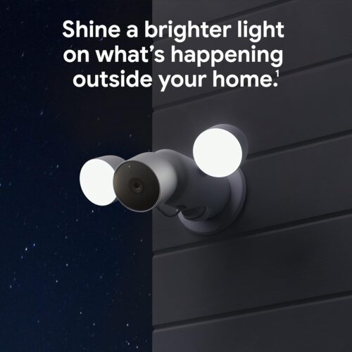 Google Nest Cam Floodlight Outdoor Security