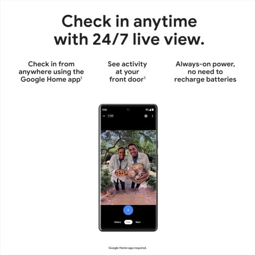 Google Nest Wired Doorbell Camera - Ash