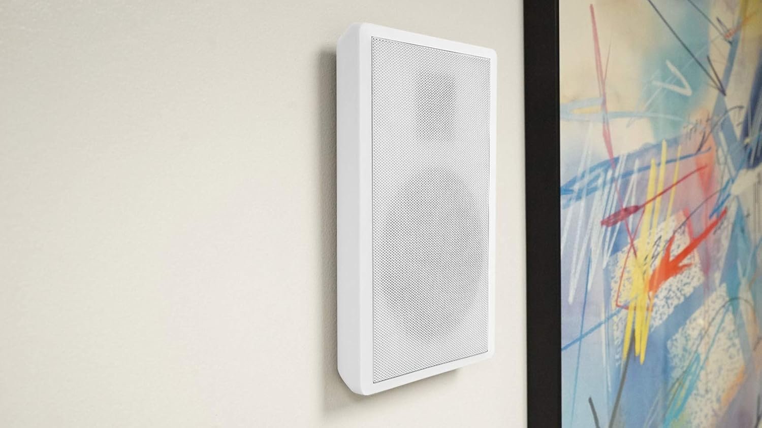 (2) ROCKSLIM WHITE — Wall-Mount Speakers (5.25 in, 240W)