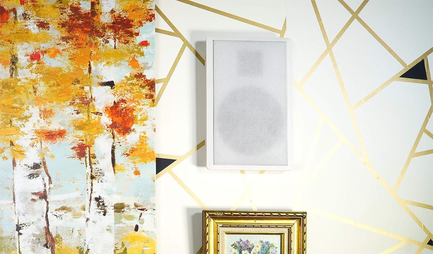 (2) ROCKSLIM WHITE — Wall-Mount Speakers (5.25 in, 240W)