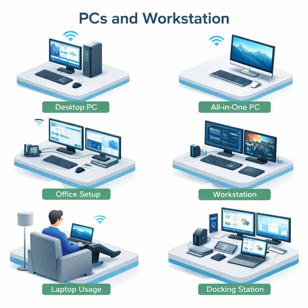 PC & Workstation Setup with Network Support