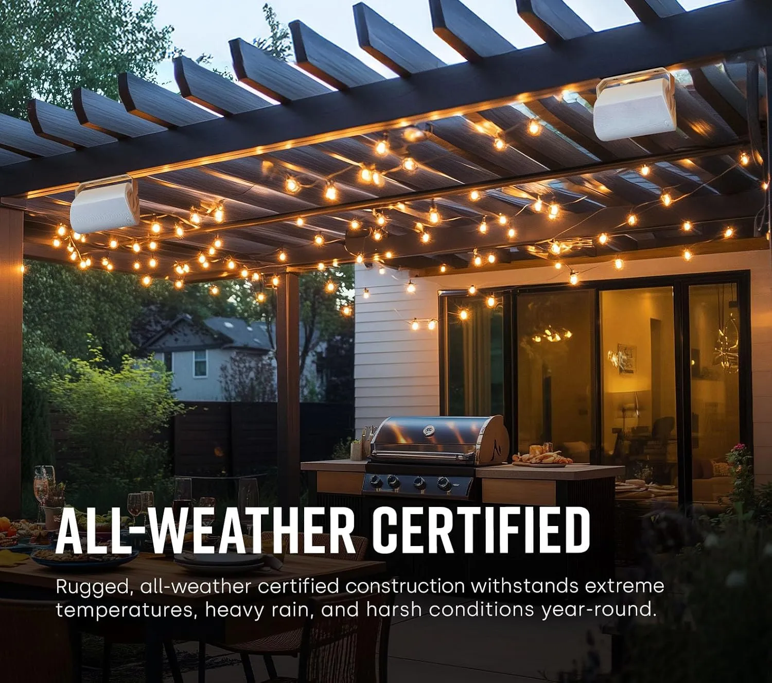 AM4088-A — Polk Atrium 4 Outdoor Speakers (4.5 in Woofer)