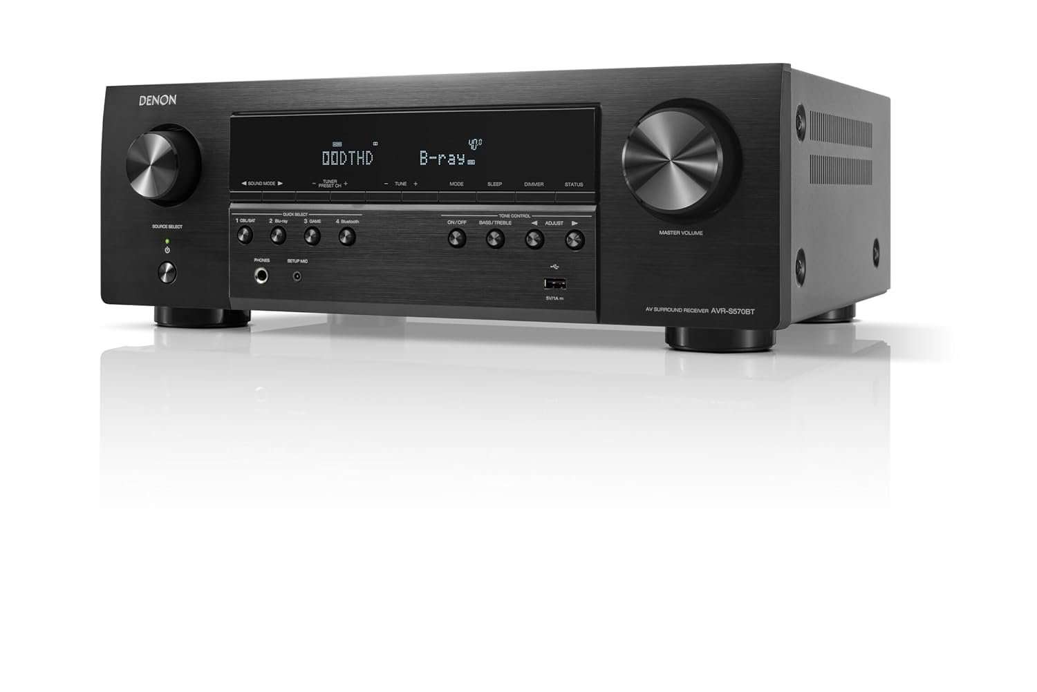 AVRS570BT — Denon AVR-S570BT AV Receiver (5.2 Channel, 8K)