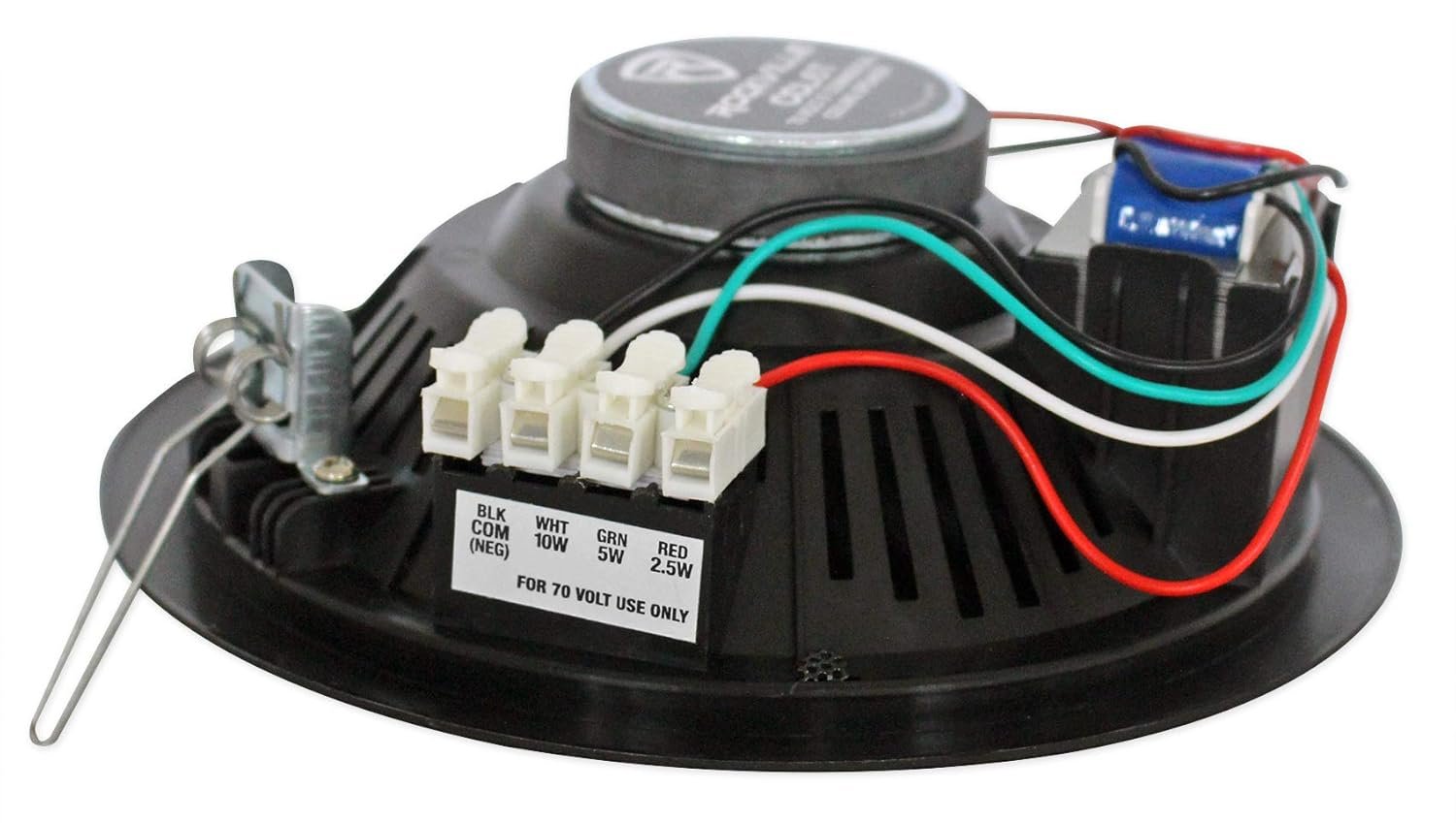 CCL6T — Rockville 4-Pack 70V 6in Ceiling Speakers (70V)