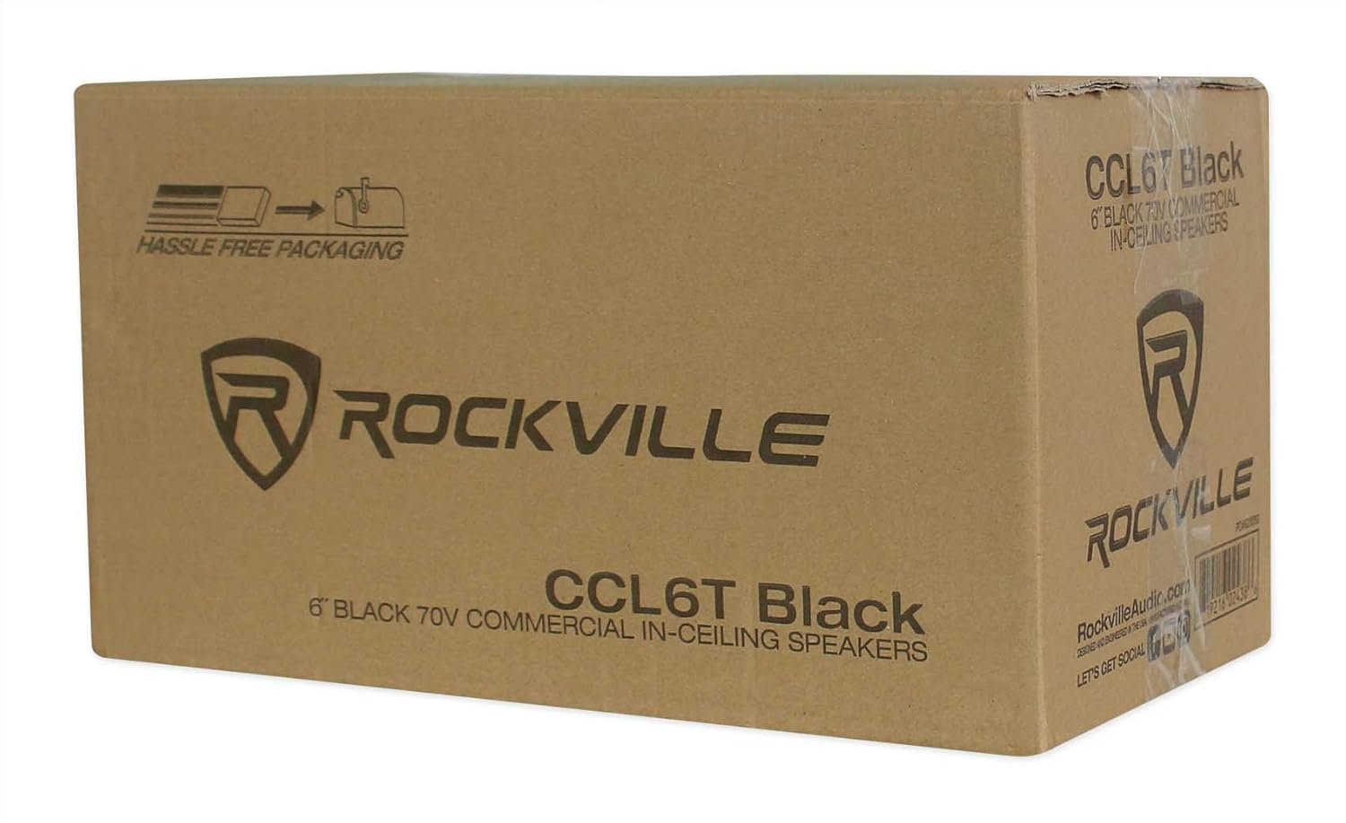 CCL6T — Rockville 4-Pack 70V 6in Ceiling Speakers (70V)