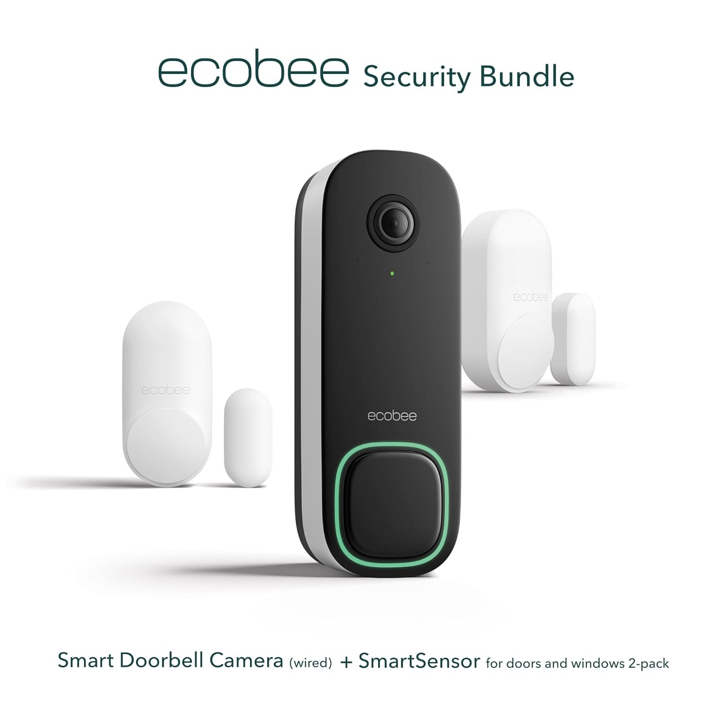 ecobee — Smart Doorbell Camera (Wired) + SmartSensor 2-Pack