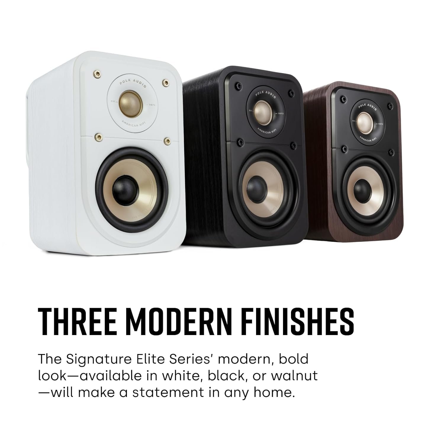 ES10BRN — Polk Signature Elite ES10 Bookshelf Speaker (4 Inch Woofer)