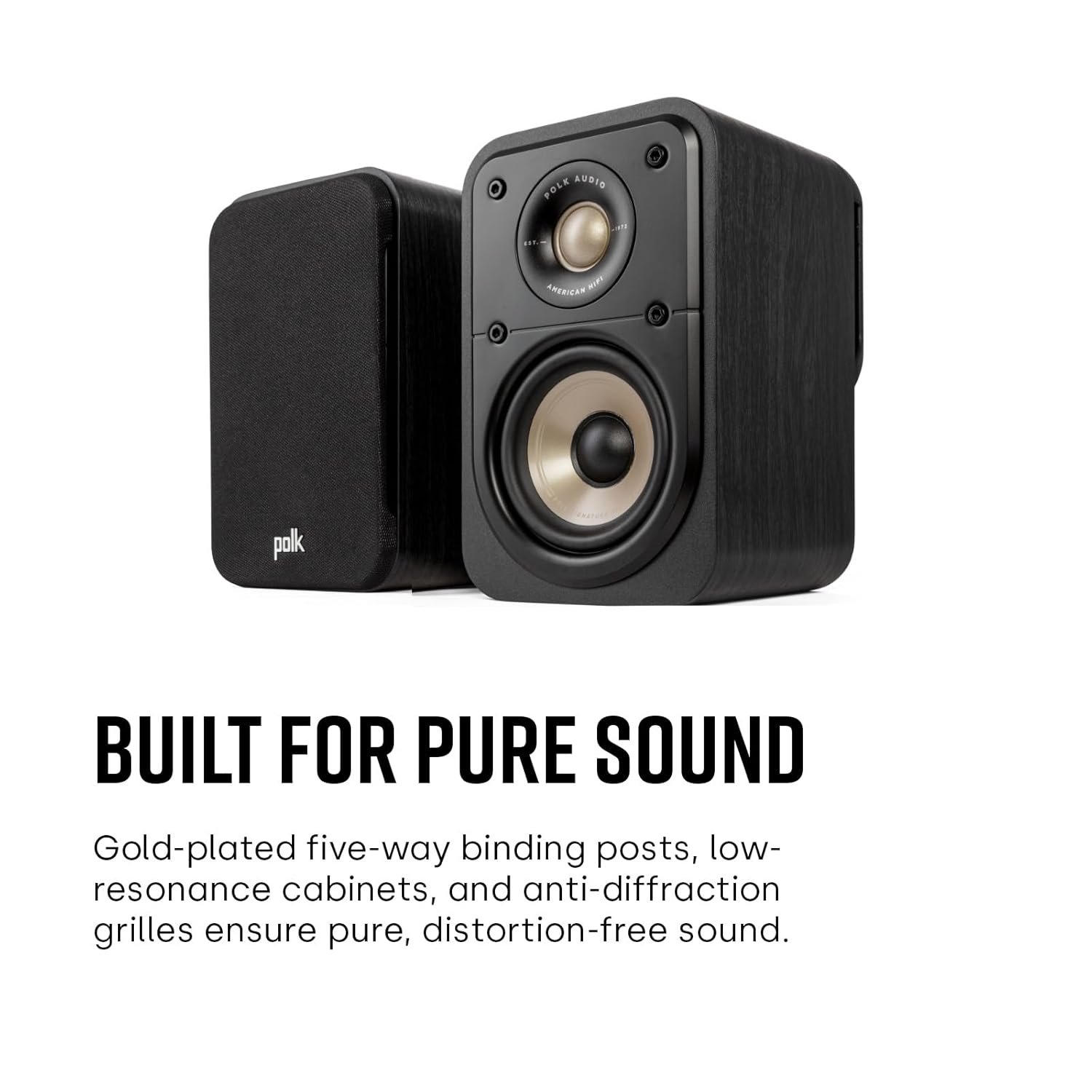 ES10BRN — Polk Signature Elite ES10 Bookshelf Speaker (4 Inch Woofer)