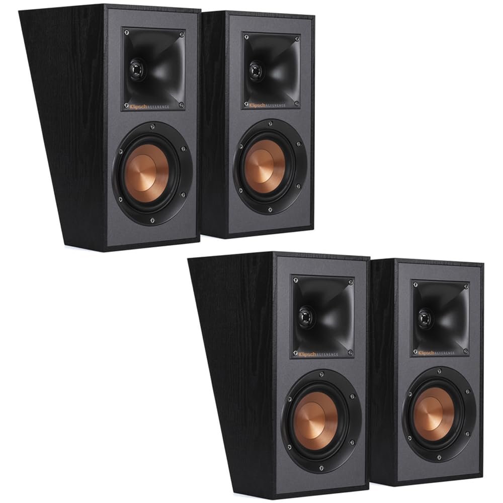 Klipsch R-41SA — Home Speaker Pair (Dolby Atmos, 4 in Woofer)