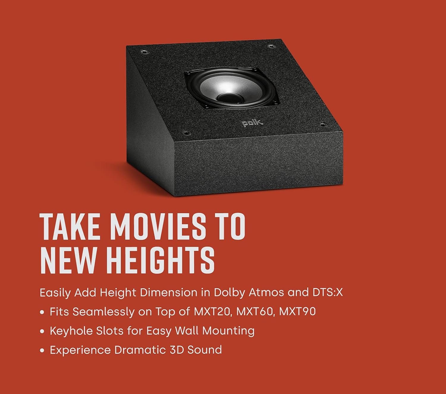 MXT90 — Polk Monitor XT90 Height Speaker Pair (Dolby Atmos)