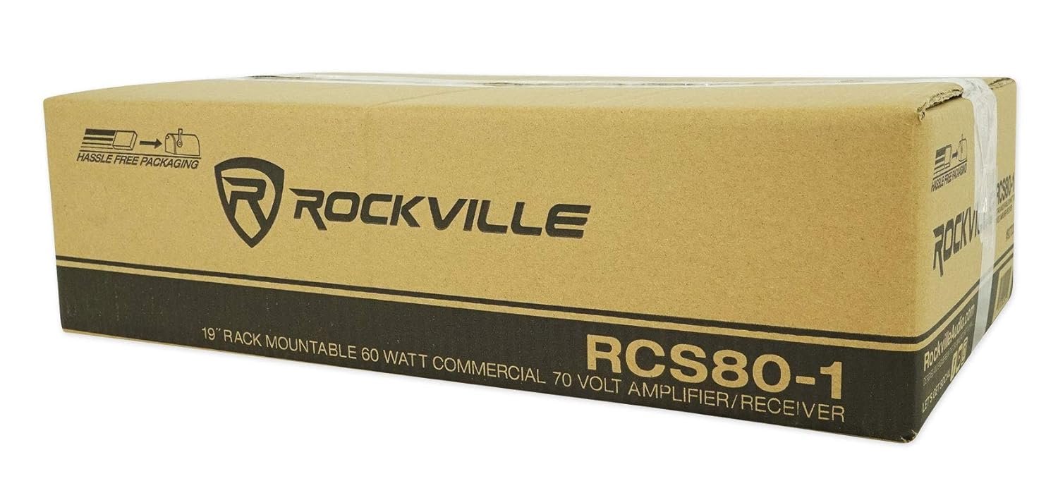 RCS80-1+(2) CCL6T WHITE+VOL70100 — Commercial Audio Bundle (60W,8x6in)