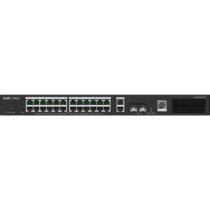 RG-ES228GS-P — Reyee 28-Port GbE Smart PoE+ Switch (24 PoE+ ports)