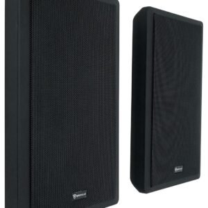ROCKSLIM BLACK — Slim Wall-Mount 5.25in Home Theater Speaker (40W RMS)