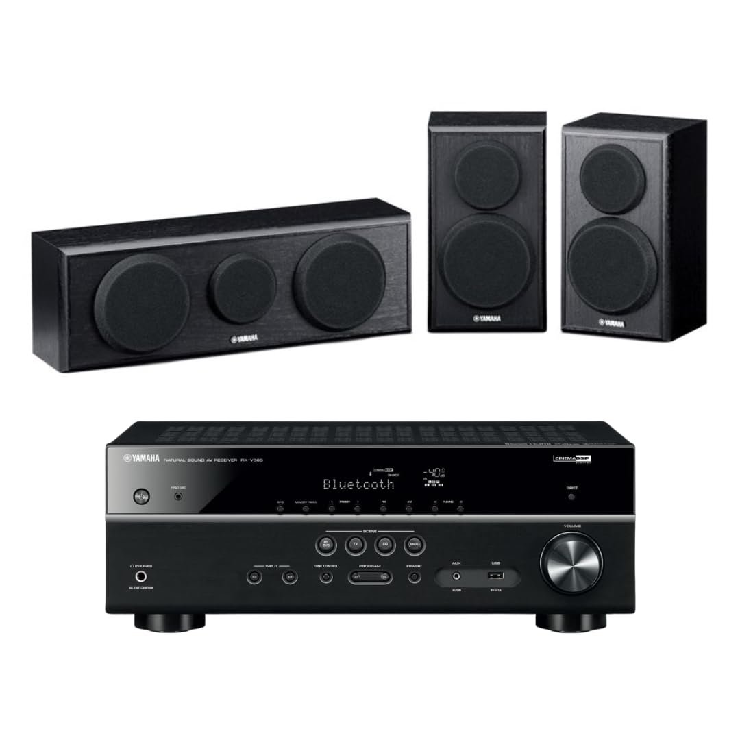 RX-V385 — Yamaha AV Receiver with NS-P150 (5.1-Channel)