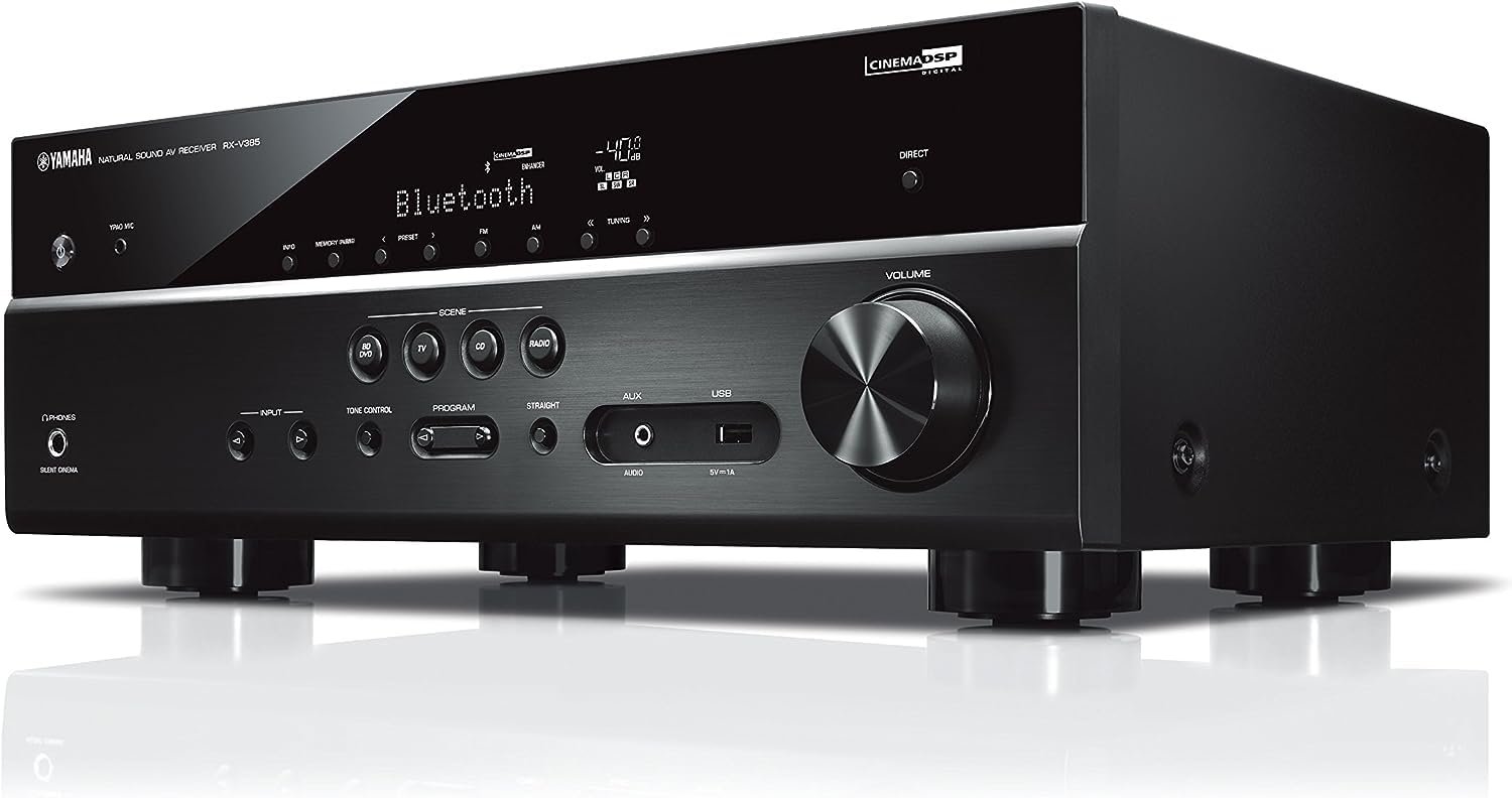RX-V385 — Yamaha AV Receiver with NS-P150 (5.1-Channel)