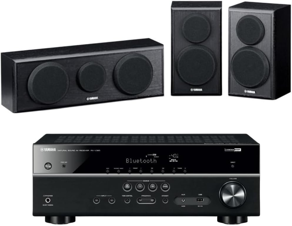 RX-V385 — Yamaha AV Receiver with NS-P150 (5.1-Channel)