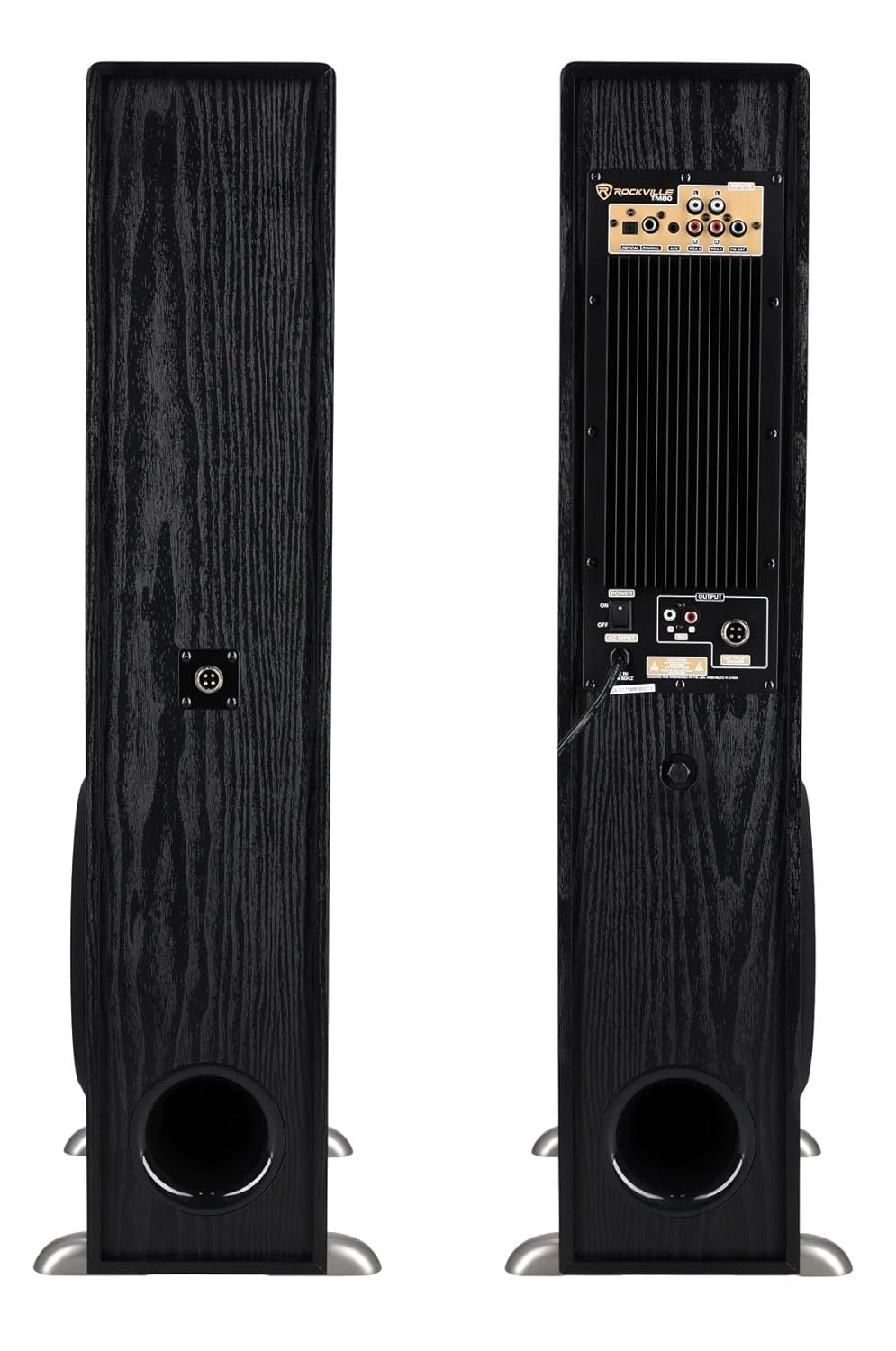 TM80B — Rockville Powered Home Theater Tower Speaker (800W)