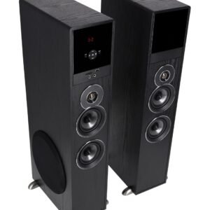 TM80B — Rockville Powered Home Theater Tower Speaker (800W)