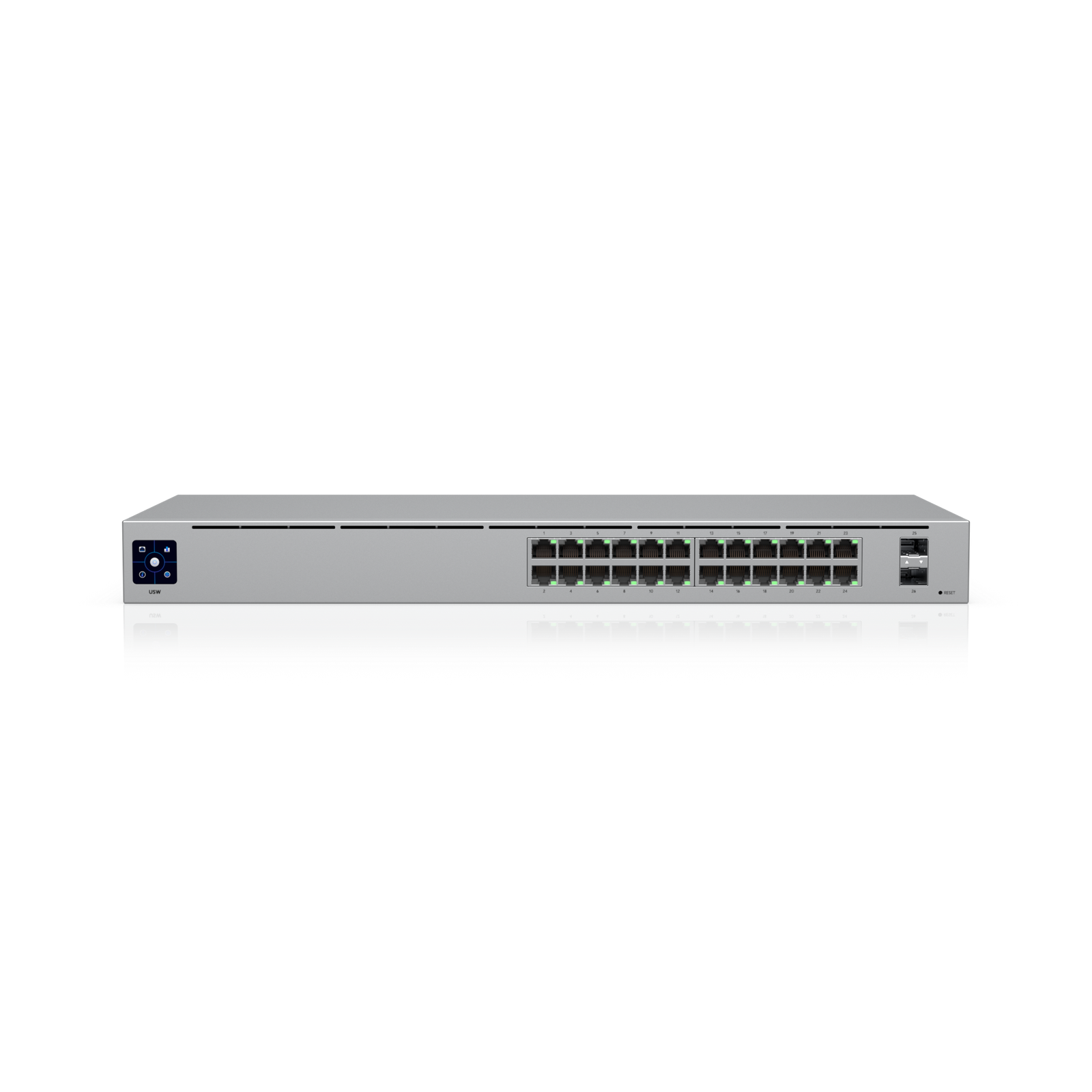 24-Port Layer 2 Switch — Fanless Cooling System