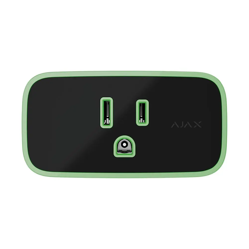 88913.34.BL3 — Ajax Smart Wall Socket (Wireless Plug with Power Monitor)