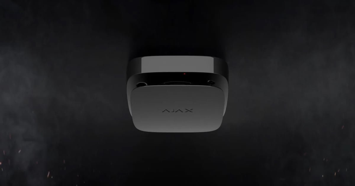 Ajax FireProtect 2 — Wireless Smoke and Temperature Detector (Heat/Smoke)