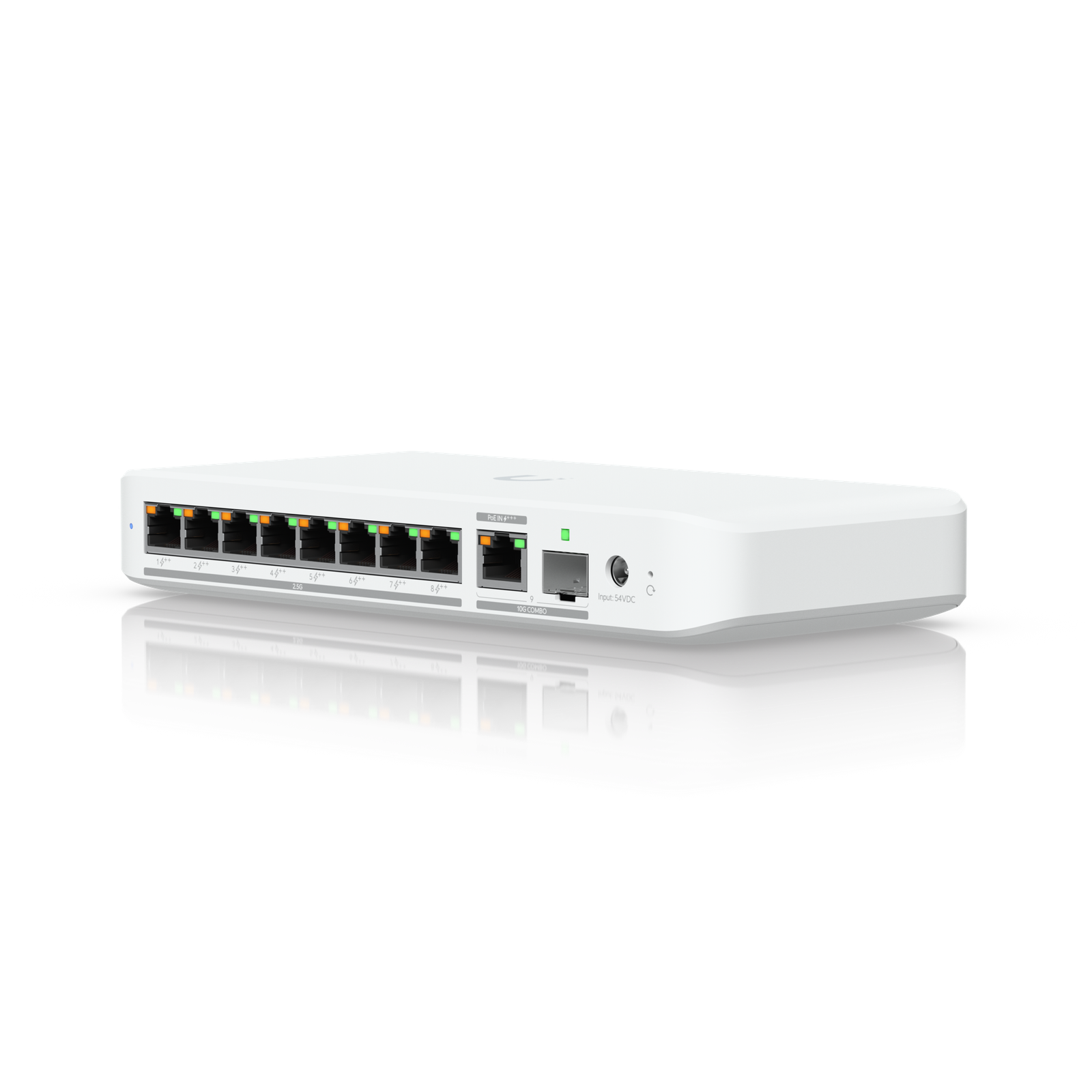 Switch Flex 2.5G PoE — 8-Port 2.5 GbE PoE++ Switch (10 GbE Uplink Port)