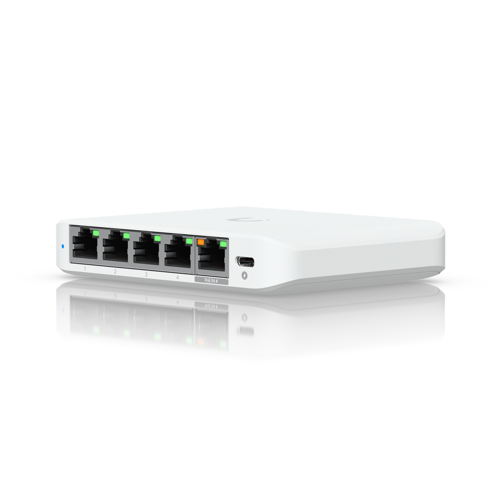 Switch Flex Mini 2.5G — Compact 5-Port 2.5G Switch (PoE or USB-C Powered)