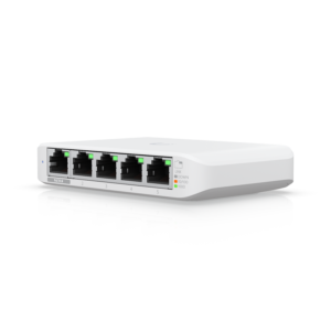 Switch Flex Mini — Compact 5-Port Layer 2 Switch (PoE or USB-C Powered)