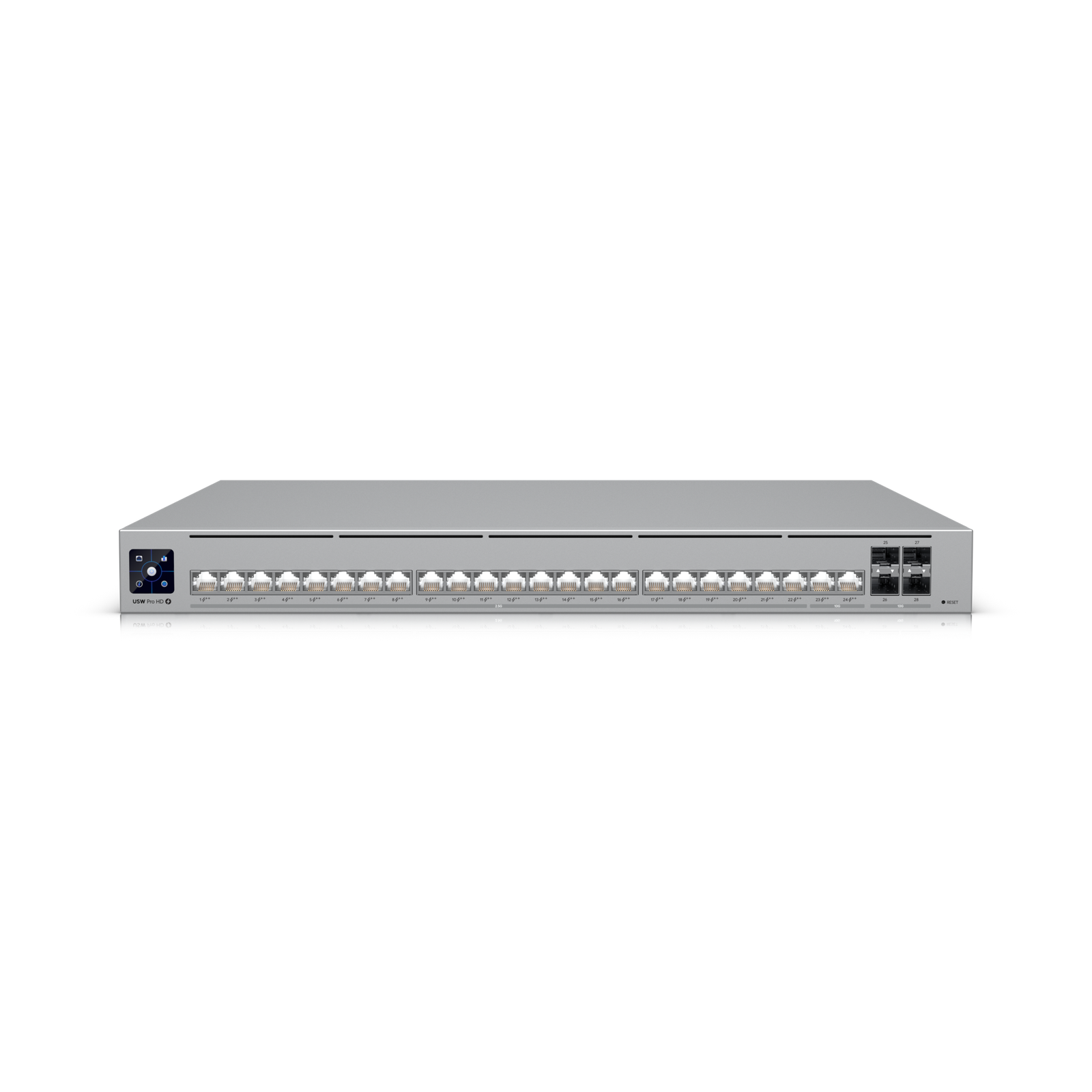 Switch Pro HD 24 PoE — Layer 3 Etherlighting Switch (2x 10 GbE PoE++, 22x 2.5 GbE PoE++, 4x 10G SFP+)