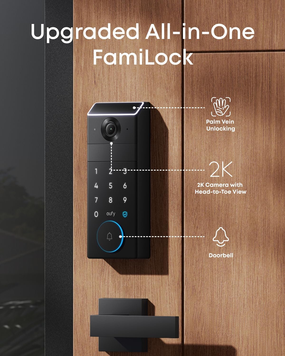 T85V0 — eufy Security Smart Lock FamiLock S3 Max (Palm Vein Recognition) T85V0 — eufy Security Smart Lock FamiLock S3 Max (Palm Vein Recognition)
