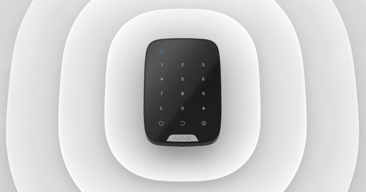Wireless Touch Keypad — KeyPad Jeweller (Wireless)