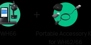 Yealink Yealink WH66 Mono Wireless / Wired Headsets for Cloud 504 business installations