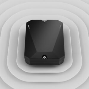 Wireless control panel with the external battery power