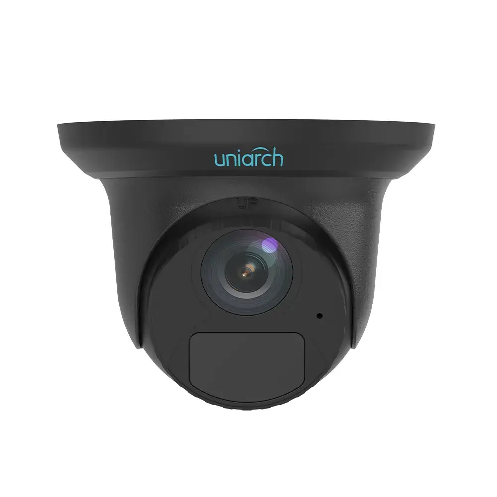 Uniview IPC-T124-APF28KLM-BK-UNIVIEW-IPC-4MP-TURRET-2-8MM-FIXED 2.8mm Fixed IPC-T124-APF28KLM-BK || Uniview, IPC, 4MP, Turret, 2.8mm Fixed - ENS Security