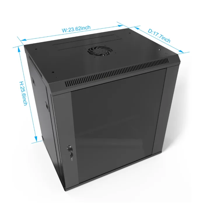 ENS Security S-CABINET12U-WL 12U Wall-Mount Server Cabinet ENS Security S-CABINET12U-WL 12U Wall-Mount Server Cabinet