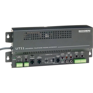 Episode EA-DYN-16D-100 16-Channel Class-D Amplifier Bogen UTI1 Single-Zone Paging Controller - Cloud 504 Technologies