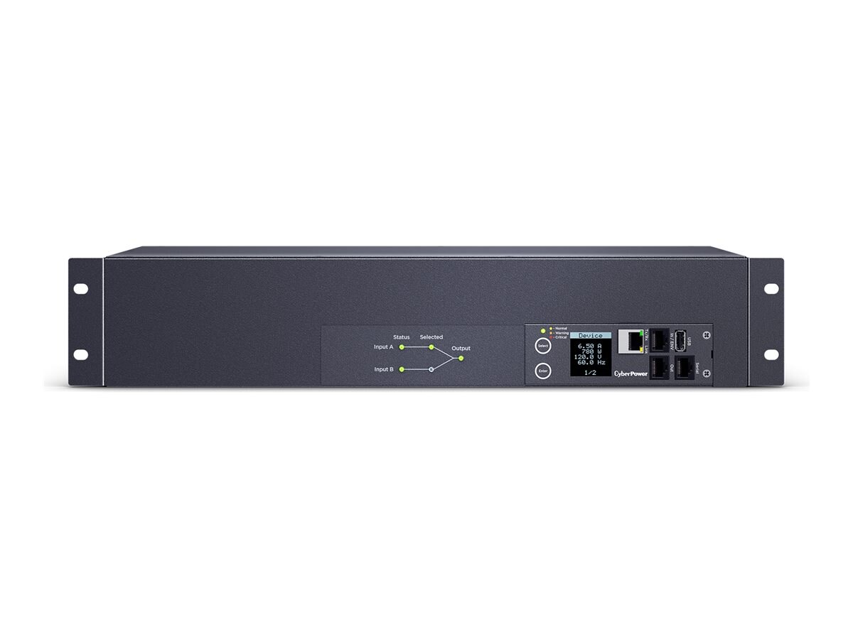 CyberPower PDU44003 Switched ATS PDU 30A 17-Outlet CyberPower PDU44003 Switched ATS PDU