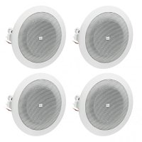 Yamaha MTX5-D Dante 8x8 Multi-Zone DSP Processor JBL Professional 8124 4-Inch In-Ceiling Commercial Speakers 4-Pack - Cloud 504 Technologies