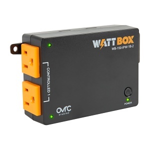 WattBox WB-150-IPW-1B-2 150 Series IP Power Outlets, 2 Outlets, Wi-Fi or Wired - Cloud 504 Technologies