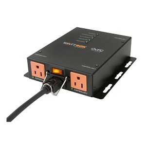 CyberPower RMCARD205 UPS Remote Management Card WattBox WB-300-IP-3 300 Series IP Power Conditioner Compact with OvrC Home, 3-Controlled Outlets - Cloud 504 Technologies
